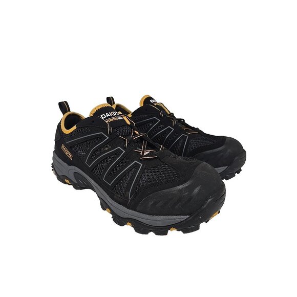 DAKOTA Men's Low-Cut Aluminium Toe Composite Plate Safety Shoes 2302 Black 9W/L
